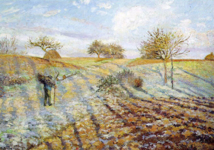 White Frost - Camille Pissarro