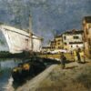 Campo Santa Marta - John Henry Twachtman - Reproductions de tableaux et peintures haut de gamme