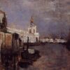 Canal, Venice - John Henry Twachtman - Reproductions de tableaux et peintures haut de gamme