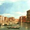 Le Grand Canal entre le Palazzo Bembo et le Palazzo Vendramin - Canal Giovanni Antonio - Reproductions de tableaux et peintures haut de gamme