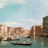 Grand Canal entre le Palazzo Bembo et le Palazzo Vendramin - Giovanni Antonio Canal - Reproductions de tableaux et peintures haut de gamme