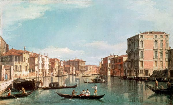 Grand Canal between Palazzo Bembo and Palazzo Vendramin - Giovanni Antonio Canal