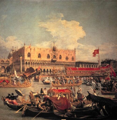 Canaletto / Le retour du Bucentaure - Giovanni Antonio Canal - Reproductions de tableaux et peintures haut de gamme