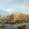 Le Molo et la Piazzetta San Marco, Venise - Giovanni Antonio Canal - Reproductions de tableaux et peintures haut de gamme