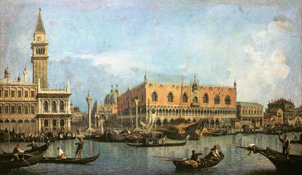 The Molo and the Piazzetta San Marco, Venice - Giovanni Antonio Canal