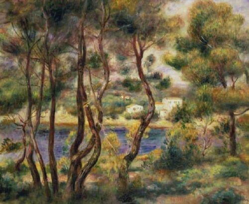 Cap Saint-Jean - Pierre-Auguste Renoir - Reproductions de tableaux et peintures haut de gamme