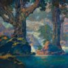 Cascades (Quiet Solitude) - Maxfield Parrish - Reproductions de tableaux et peintures haut de gamme