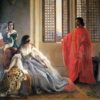 Caterina Cornaro Deposed from the Throne of Cyprus - Francesco Hayez - Reproductions de tableaux et peintures haut de gamme