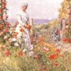 Dans le jardin - Childe Hassam - Reproductions de tableaux et peintures haut de gamme