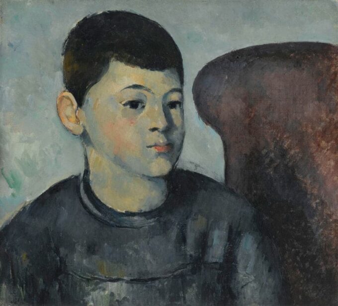 Portait du fils de l'artiste - Paul Cézanne - Reproductions de tableaux et peintures haut de gamme