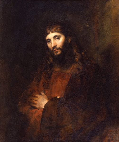 Christ with Folded Arms - Rembrandt van Rijn