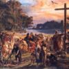 Christianization of Poland A D 965 - Jan Matejko - Reproductions de tableaux et peintures haut de gamme