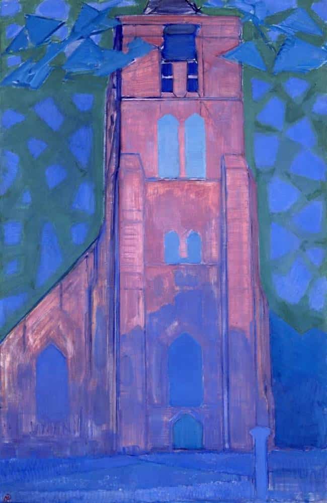 Church Tower in Zeeland - Mondrian