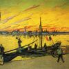 Travailleurs portuaires en Arles - Van Gogh - Reproductions de tableaux et peintures haut de gamme