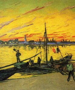 Travailleurs portuaires en Arles - Van Gogh - Reproductions de tableaux et peintures haut de gamme