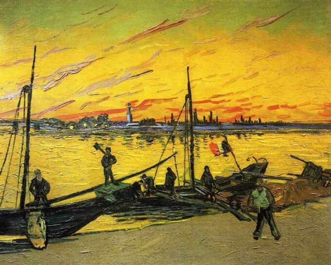 Port Workers in Arles - Van Gogh