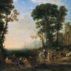 Coast Scene with Europa and the Bull - Claude Lorrain - Reproductions de tableaux et peintures haut de gamme