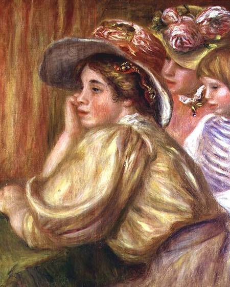 Coco and the Two Servants - Pierre-Auguste Renoir