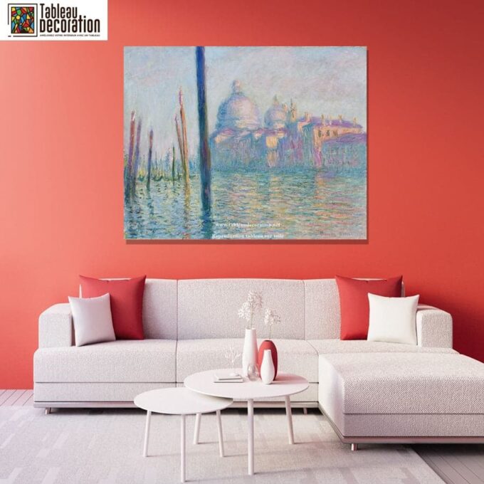 Le Grand Canal - Tableau Monet Venise - Reproductions de tableaux et peintures haut de gamme