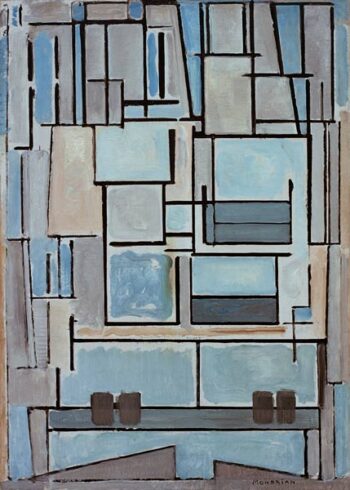 Composition n°VI - Mondrian - Reproductions de tableaux et peintures haut de gamme