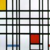 Composition avec du rouge du jaune et du bleu - Mondrian - Reproductions de tableaux et peintures haut de gamme