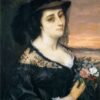 Portrait de Laure Borreau - Gustave Courbet - Reproductions de tableaux et peintures haut de gamme