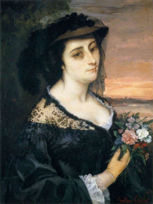 Portrait de Laure Borreau - Gustave Courbet - Reproductions de tableaux et peintures haut de gamme