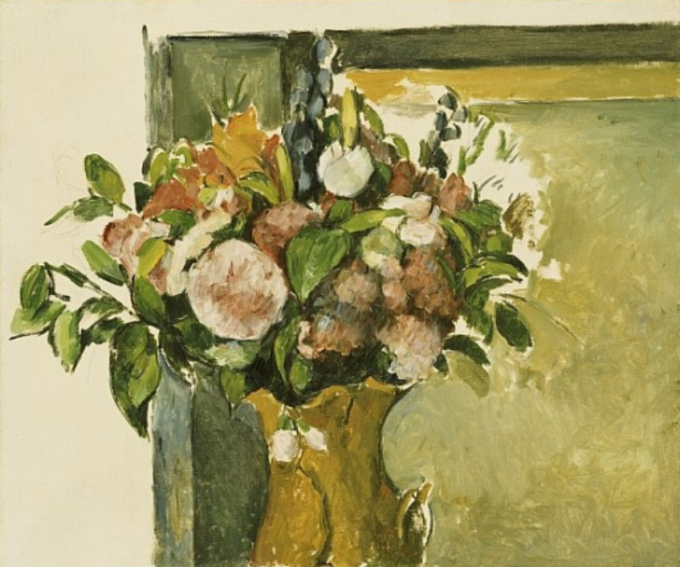 Flowers in a Vase - Paul Cézanne