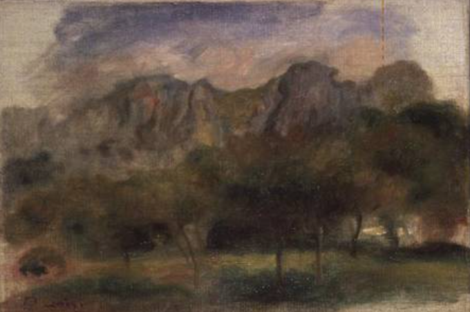 The Alpilles - Pierre-Auguste Renoir