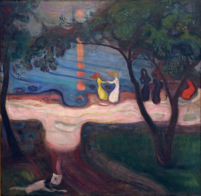 The Dance on the Shore - Edvard Munch