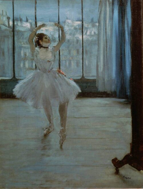 Danseuse devant une fenêtre - Edgar Degas - Reproductions de tableaux et peintures haut de gamme