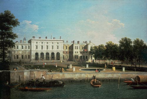 Old Somerset House from the Thames - Giovanni Antonio Canal