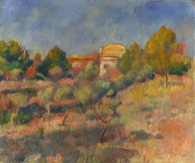 Le pigeonnier de Bellevue - Pierre-Auguste Renoir - Reproductions de tableaux et peintures haut de gamme