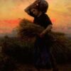 Aube - Jules Breton - Reproductions de tableaux et peintures haut de gamme