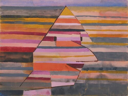 Le Clown de la Pyramide - Paul Klee - Reproductions de tableaux et peintures haut de gamme