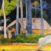 Cabane dans les arbres - Paul Gauguin - Reproductions de tableaux et peintures haut de gamme