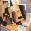 La guitare - Juan Gris - Reproductions de tableaux et peintures haut de gamme