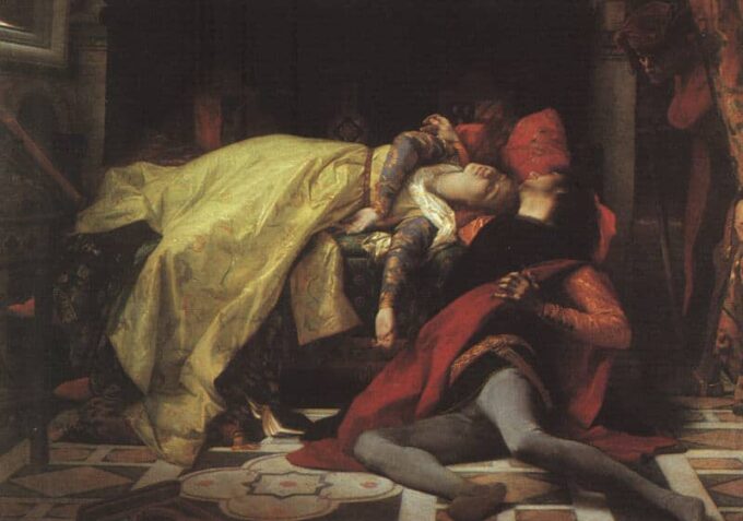 Death of Francesca da Rimini and Paolo Malatesta - Alexandre Cabanel