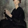 Portrait de Dedie - Amedeo Modigliani - Reproductions de tableaux et peintures haut de gamme