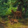 Deer in Repose - Rosa Bonheur - Reproductions de tableaux et peintures haut de gamme