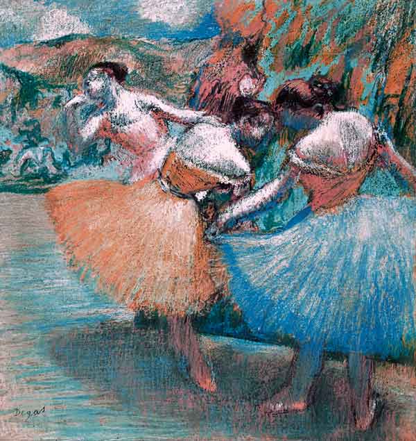 Three Dancers - Edgar Degas