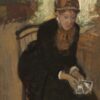 portrait de Mary Cassatt - Edgar Degas - Reproductions de tableaux et peintures haut de gamme