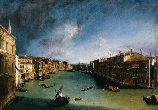 The Grand Canal from Palazzo Balbi to the Rialto - Giovanni Antonio Canal