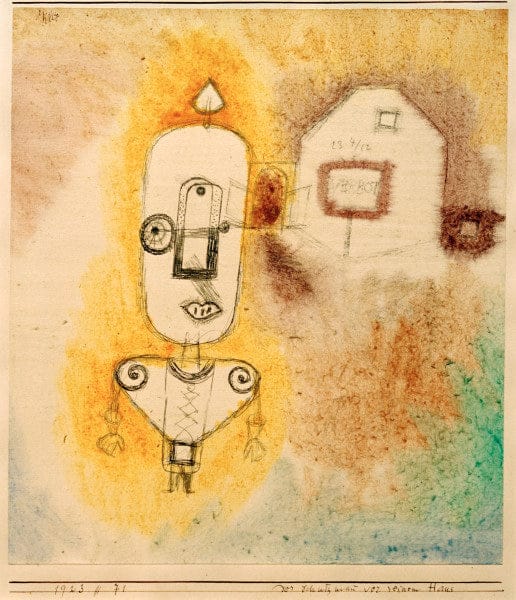 The Guardian in Front of His House - Paul Klee