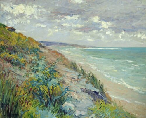 Falaises de la mer à Trouville - Caillebotte - Reproductions de tableaux et peintures haut de gamme