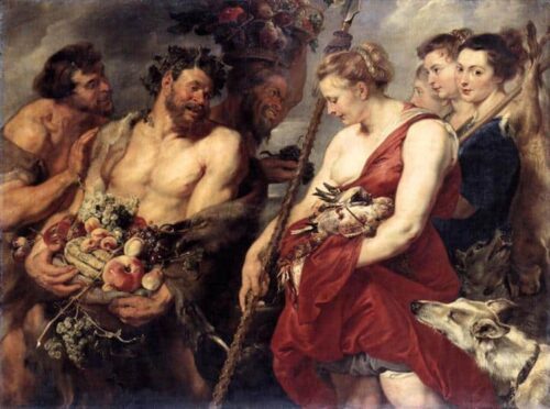 Retour de Diane de la chasse - Peter Paul Rubens - Reproductions de tableaux et peintures haut de gamme