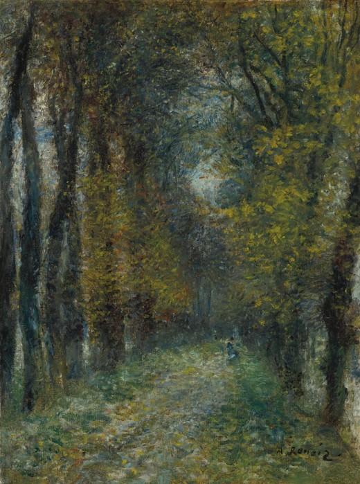 The Covered Alley - Pierre-Auguste Renoir