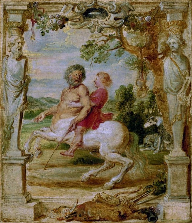 Achilles educated by the centaur Chiron - Peter Paul Rubens