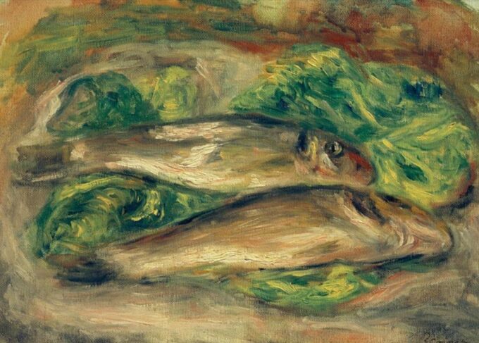 Le poisson - Pierre-Auguste Renoir - Reproductions de tableaux et peintures haut de gamme