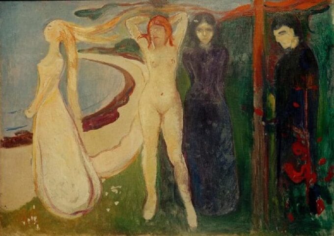 The Woman (Sphinx) - Edvard Munch